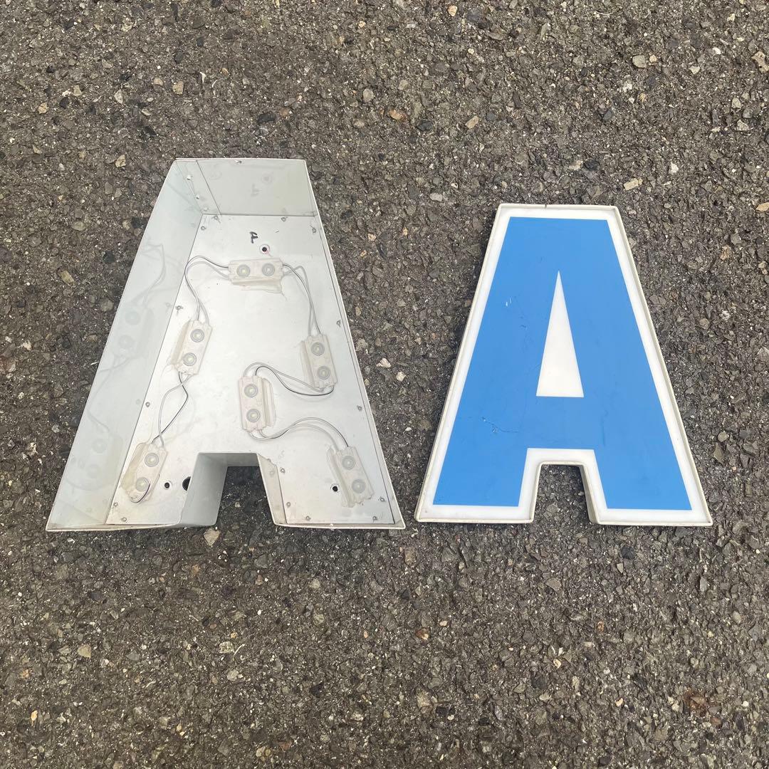 A 看板 アルファベット レターサイン 文字 アメリカ ビンテージ アンティーク