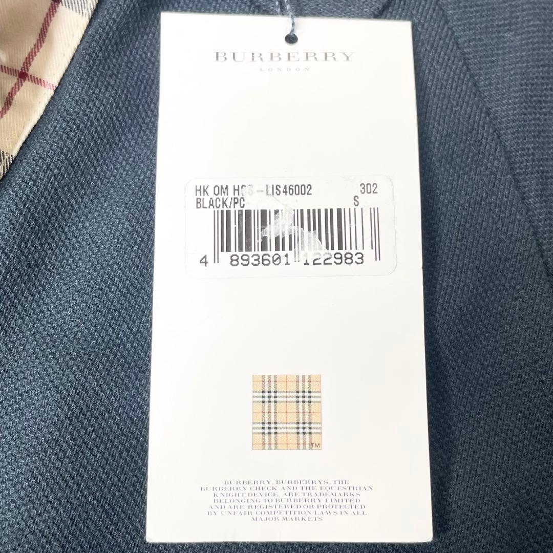 【新品】タグ付き BURBERRY LONDON 半袖ポロシャツ ホースロゴ刺繍