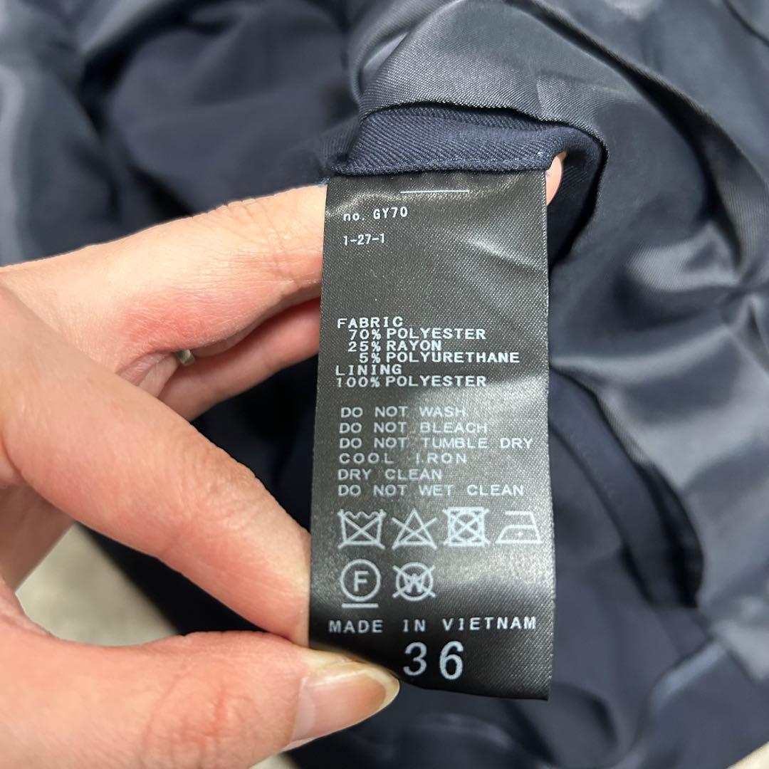 spick&span スピックアンドスパン　紺　ブラザー　金ボタン　ダブルボタン