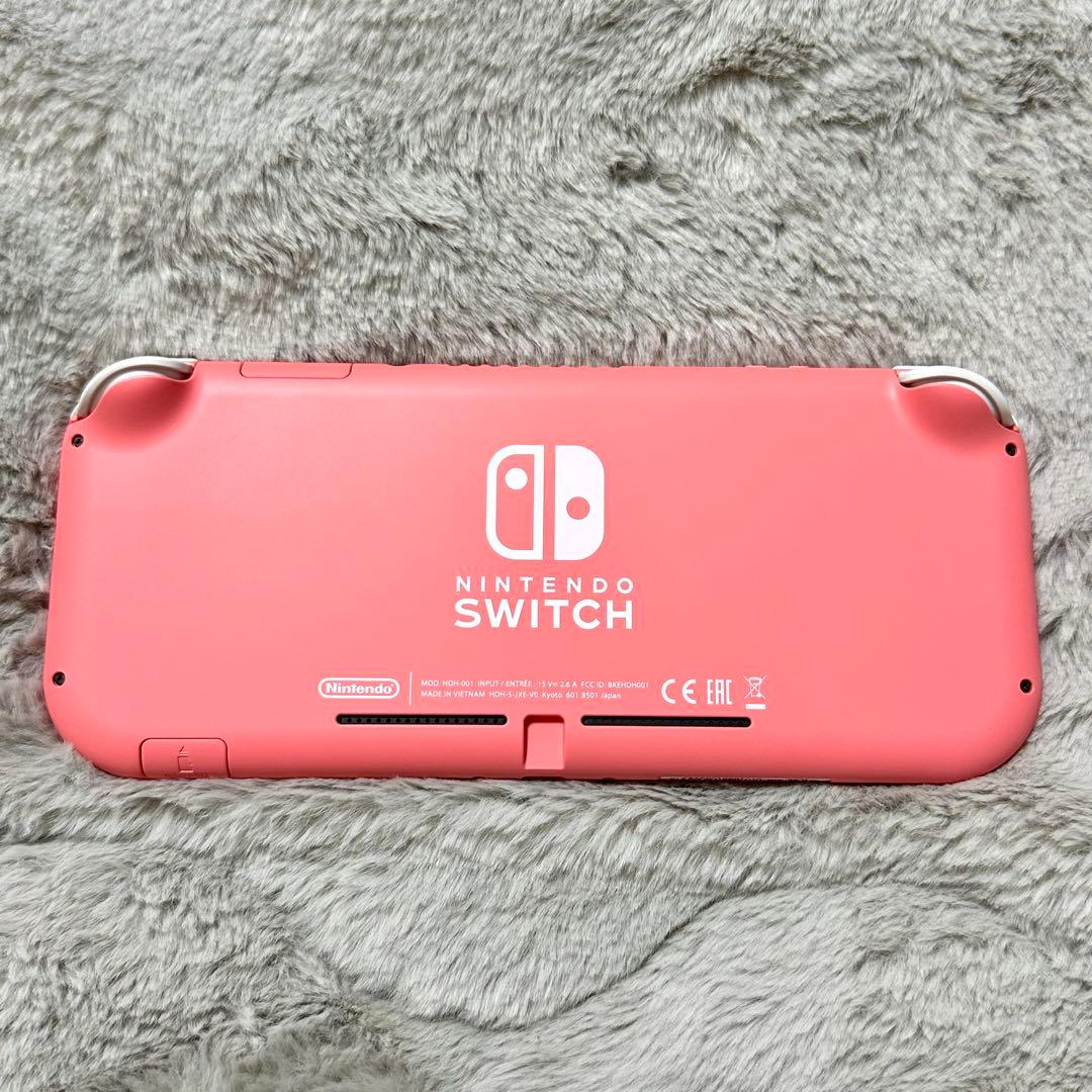 【美品】Switch Lite コーラルピンク スイッチライト おまけケース付