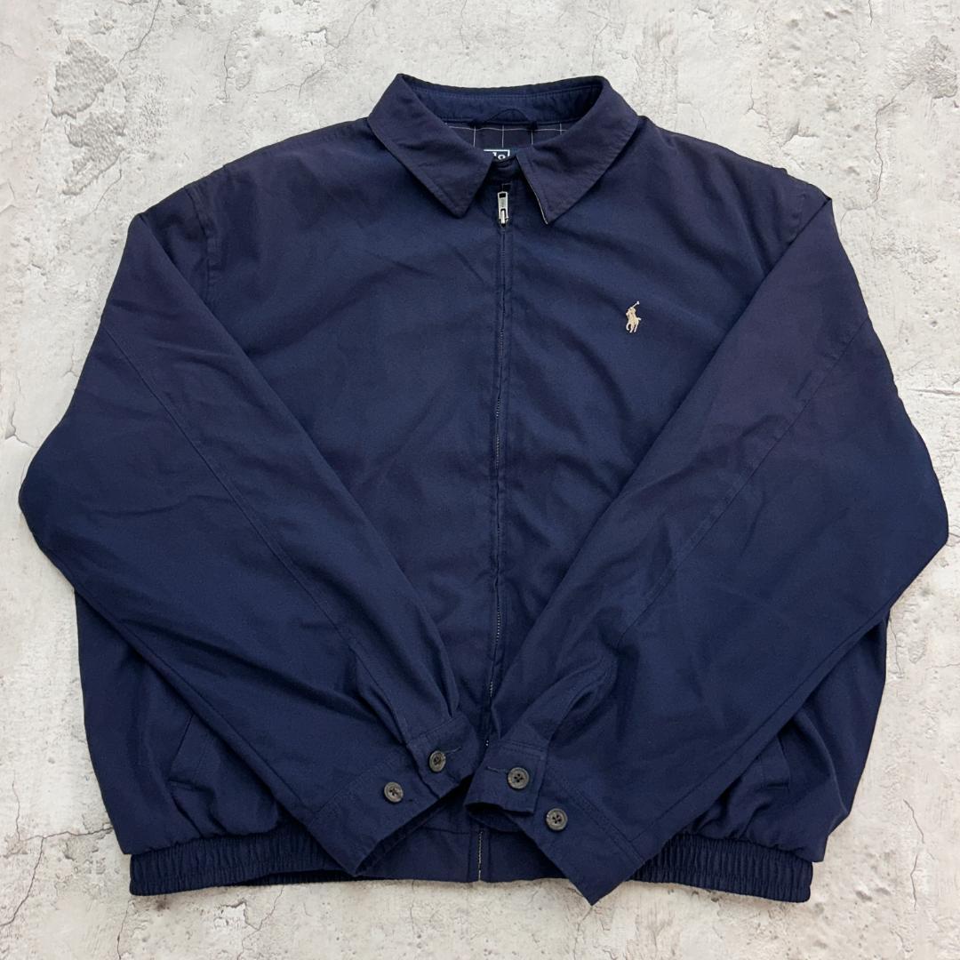 I*s様 Ralph Lauren　スイングトップ　L　ネイビー　裏地チェック