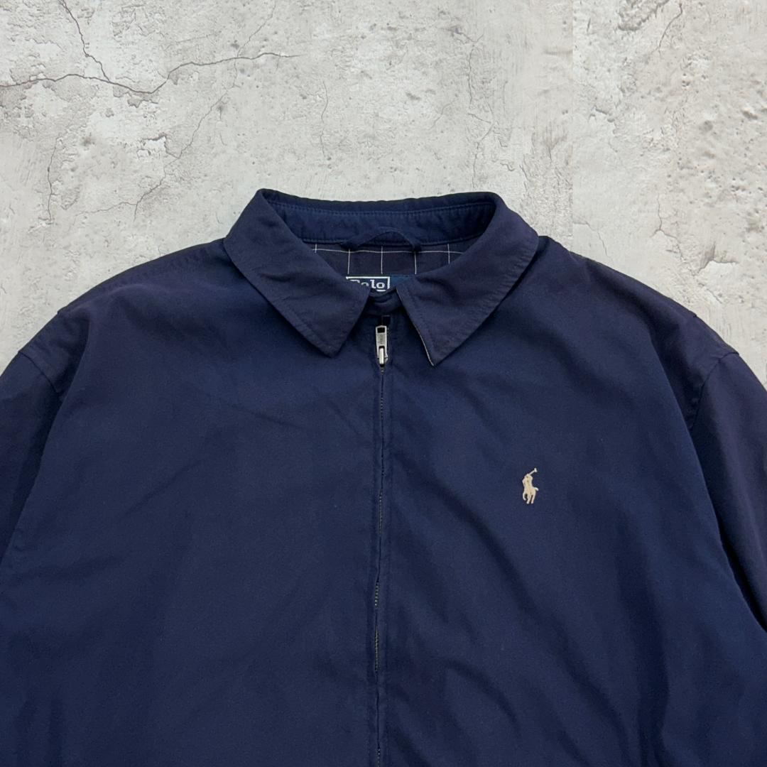 I*s様 Ralph Lauren　スイングトップ　L　ネイビー　裏地チェック