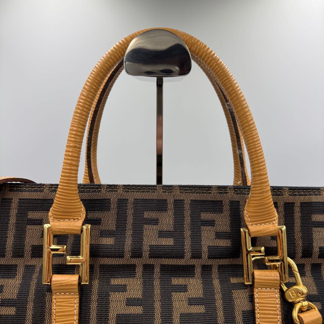FENDI フェンデ ズッカ 2wayトートバッグ ショルダーバッグ FFロゴ