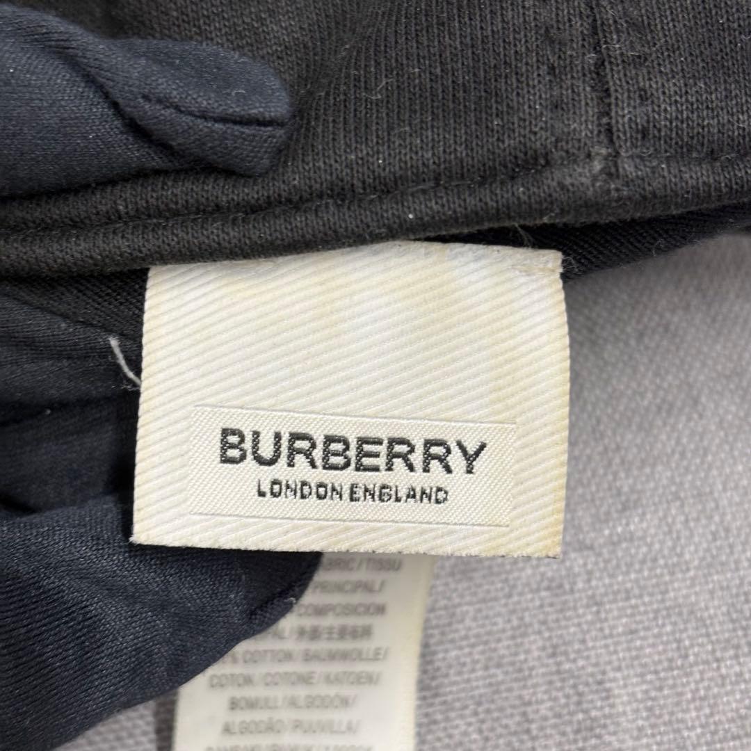 美品BURBERRY LONDON バーバリー TBロゴ キャップ ブラック M