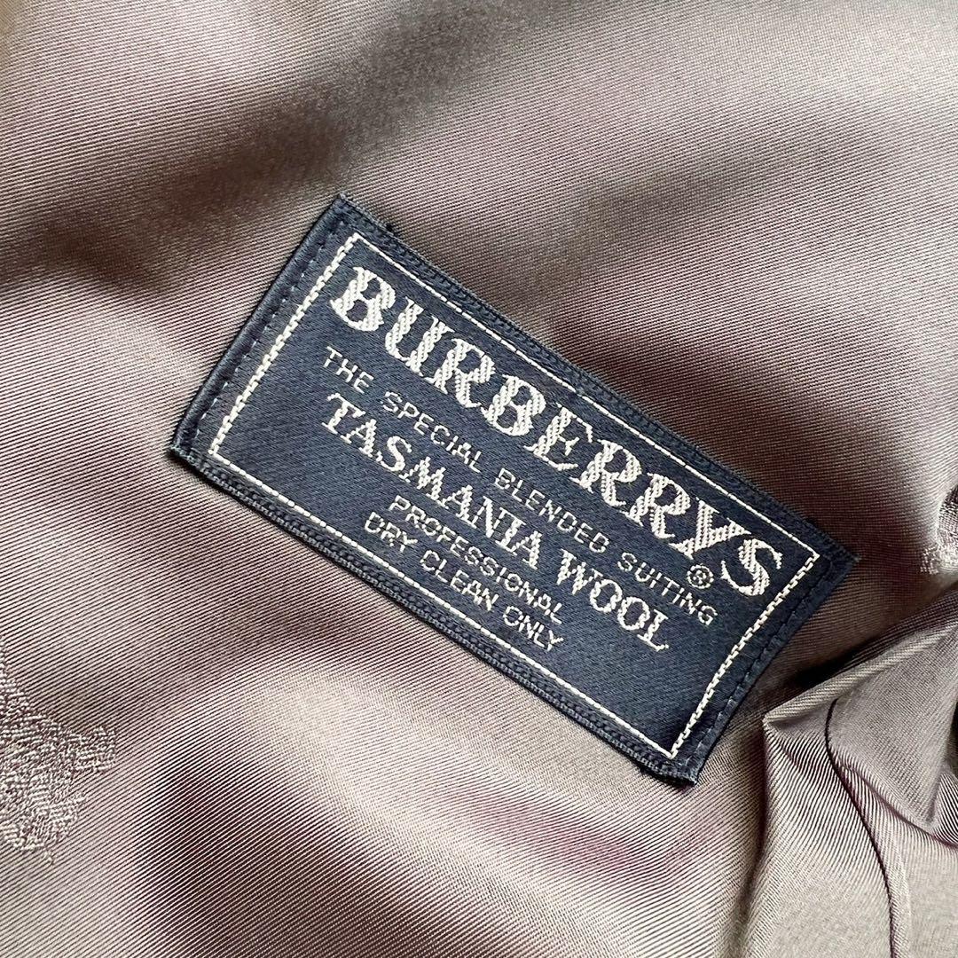 BURBERRYS バーバリー　ダブルスーツセットアップ　銀ボタン　M位　黒
