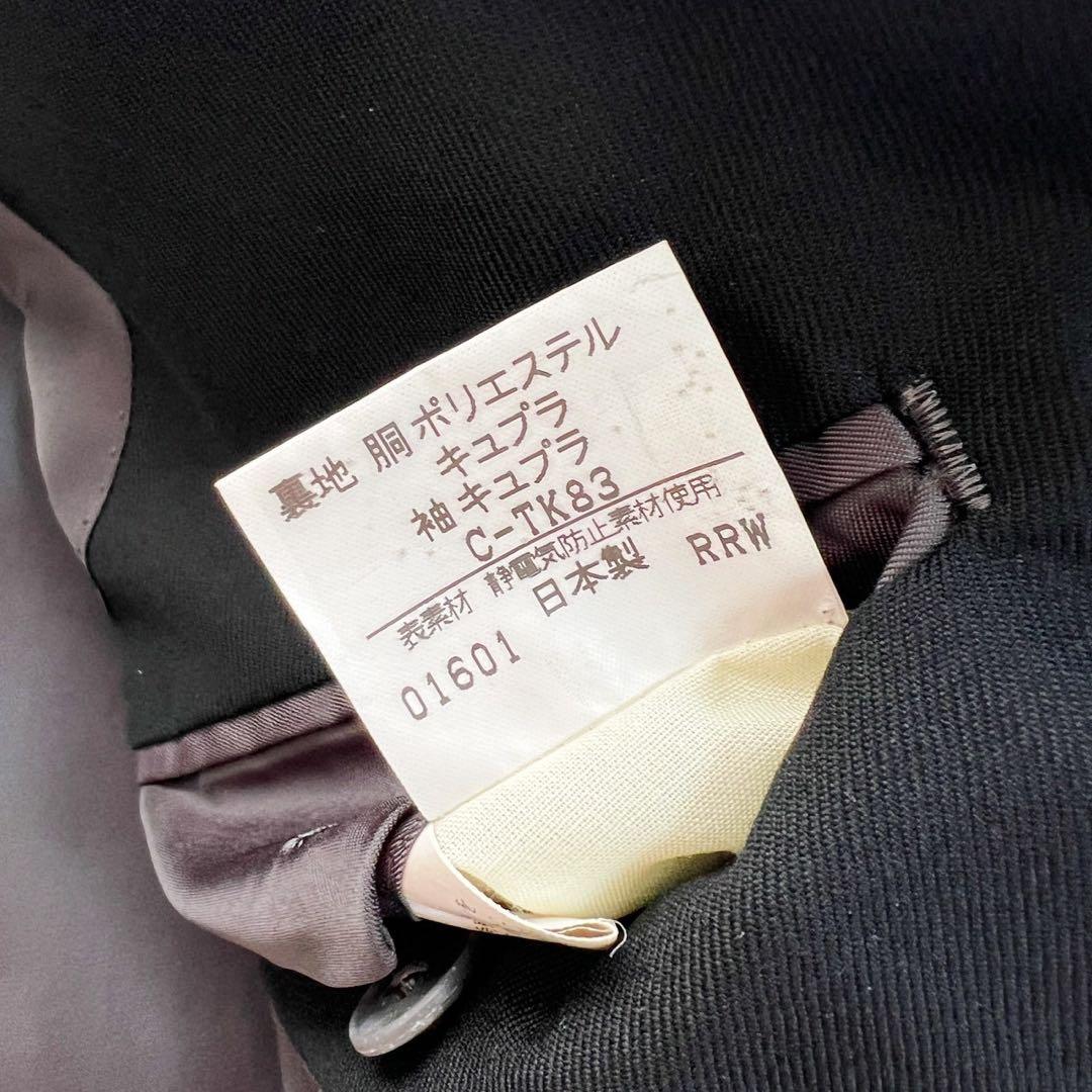 BURBERRYS バーバリー　ダブルスーツセットアップ　銀ボタン　M位　黒