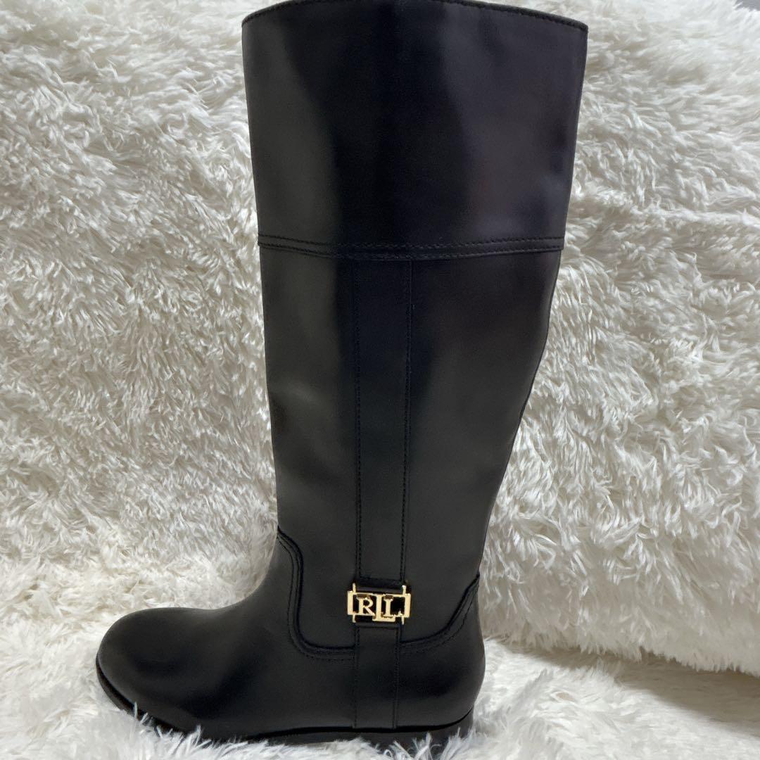 Ralph Lauren ローレンラルフローレン　ブラック ロングブーツ