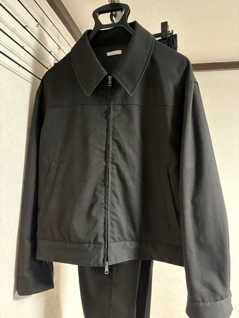 ジャケット・アウター WYM TECH WOOL GABARDINE ZIP BLOUSON M