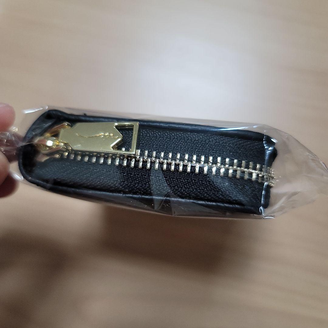 菊紋　牛革　ミニ財布　高市早苗