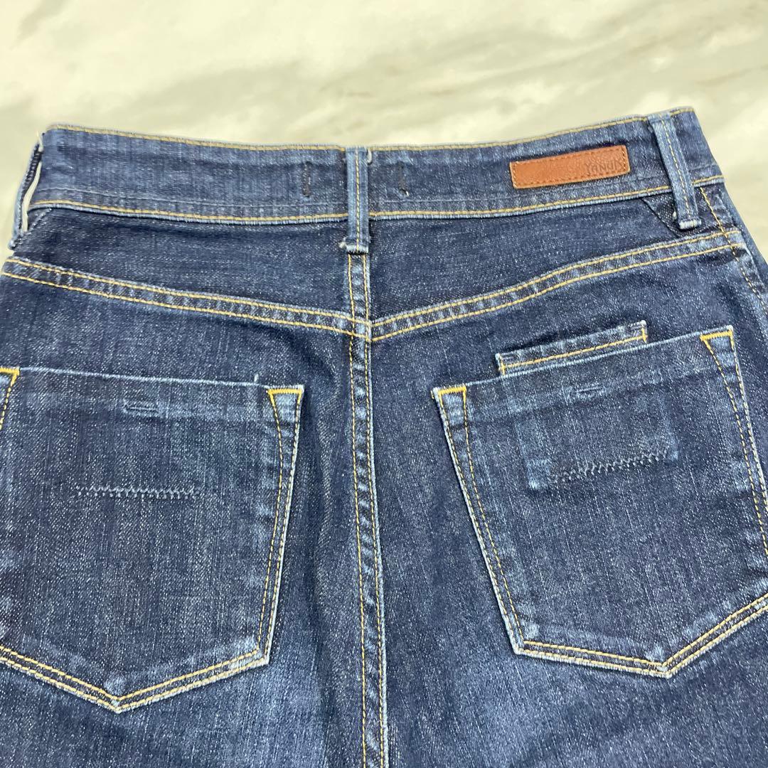 【美品】YANUK ヤヌーク Lea ボーイズストレート デニム 25インチ