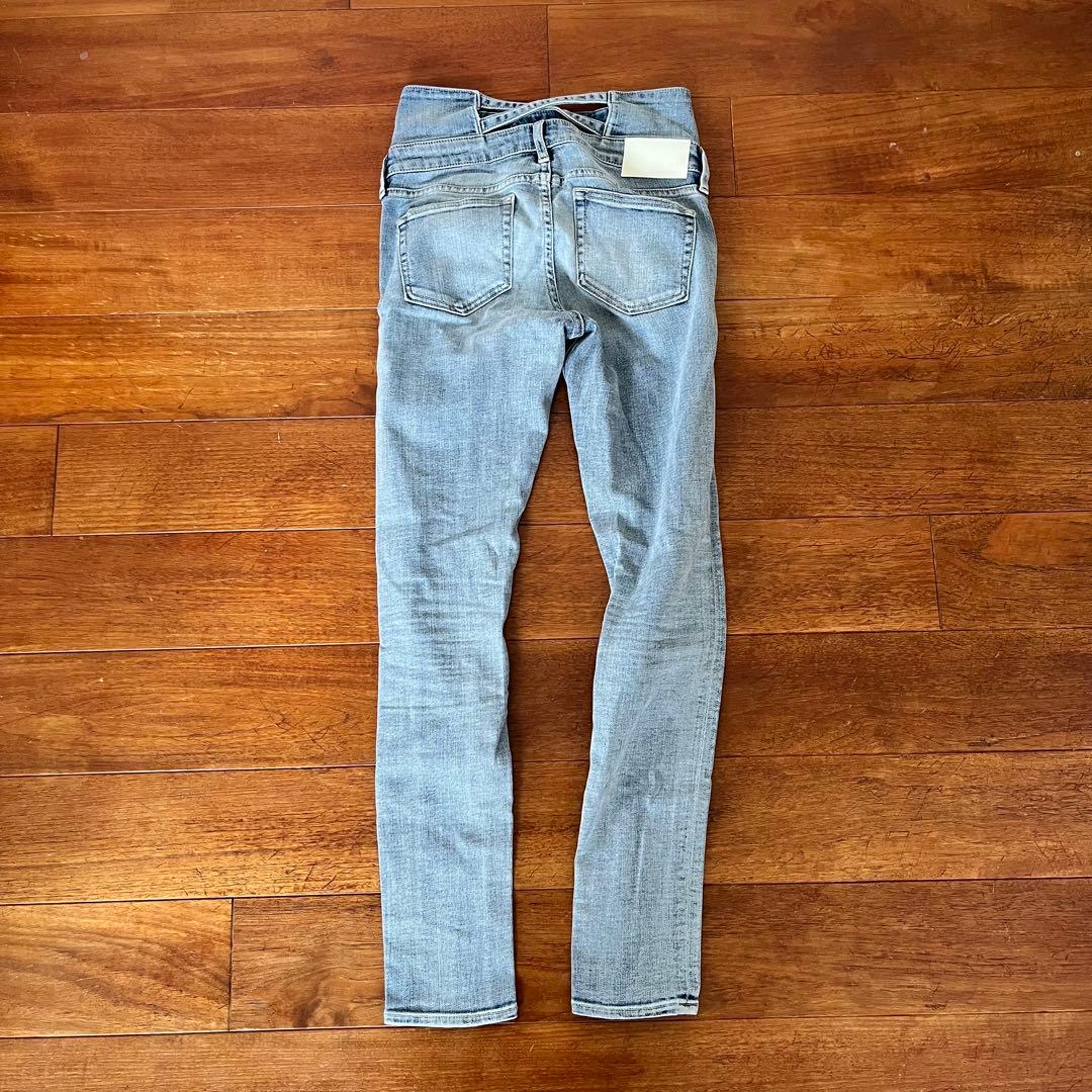 完売品　ジェイダ　 ハイウエスト　ウエストクロス　スキニーデニムパンツ