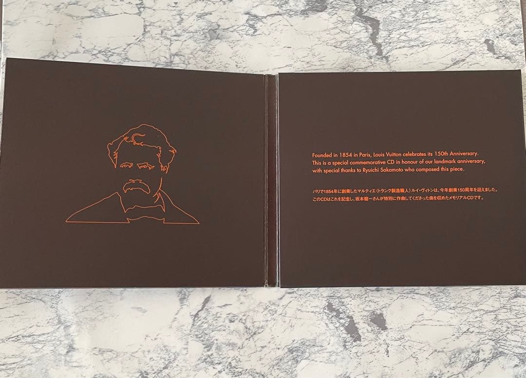 坂本龍一　ルイヴィトン１５０周年メモリアルCD　+33