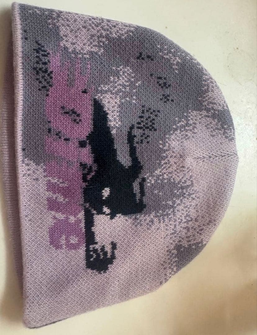 ぺ*ぽ様 Dime final skull cap beanie purple