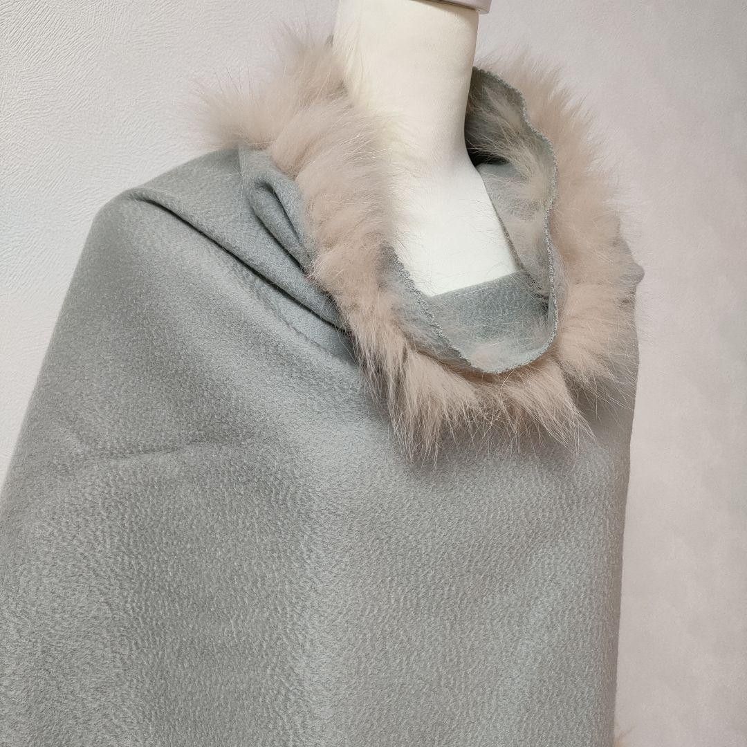 極美品❢FENDI　フェンディ　カシミヤ　マフラー　ストール