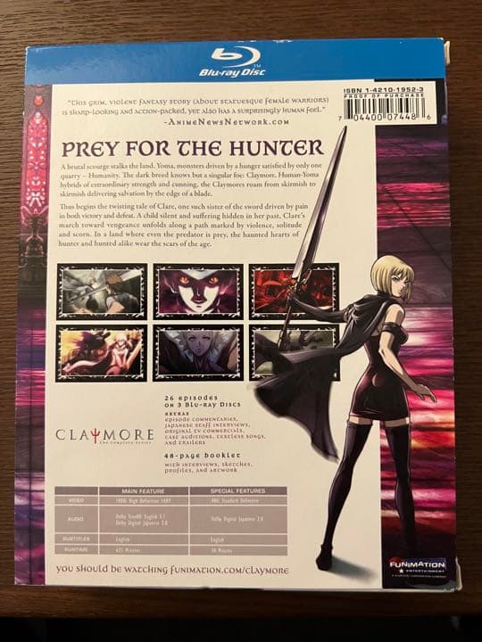 クレイモア　 Blu-ray
