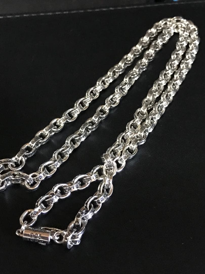 【新品未使用】高品質♣️925ペーパーチェーン　重厚感抜群