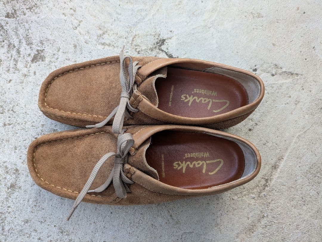 Clarks ブラウン スエード モカシン