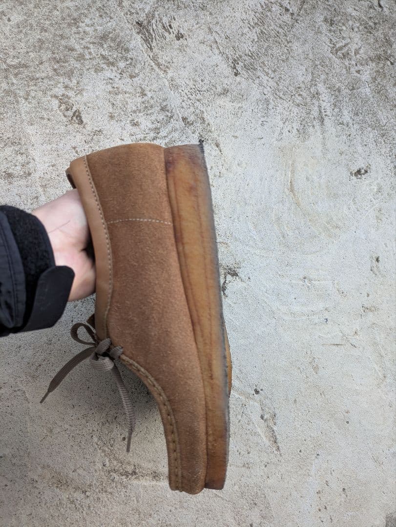 Clarks ブラウン スエード モカシン