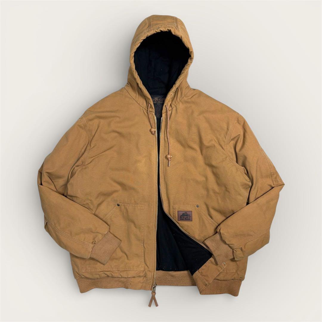 【専用】vintage90sダック地裏ボアワークジャケットフーディビッグシルエッ