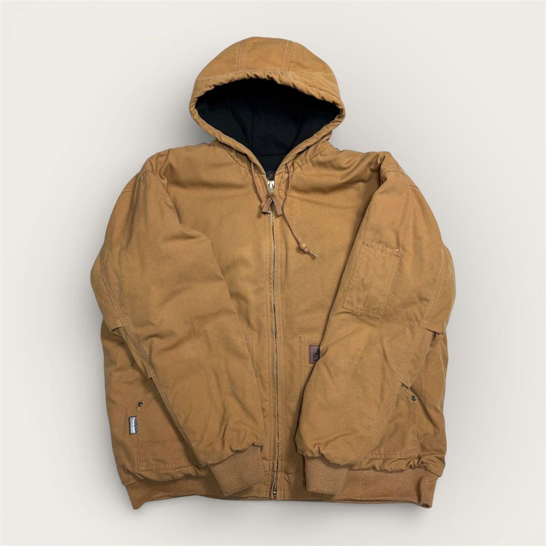 【専用】vintage90sダック地裏ボアワークジャケットフーディビッグシルエッ