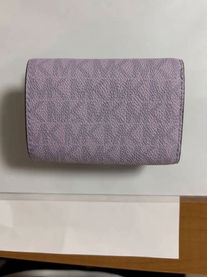 MICHAEL KORS ラベンダー/ホワイト 3つ折り財布