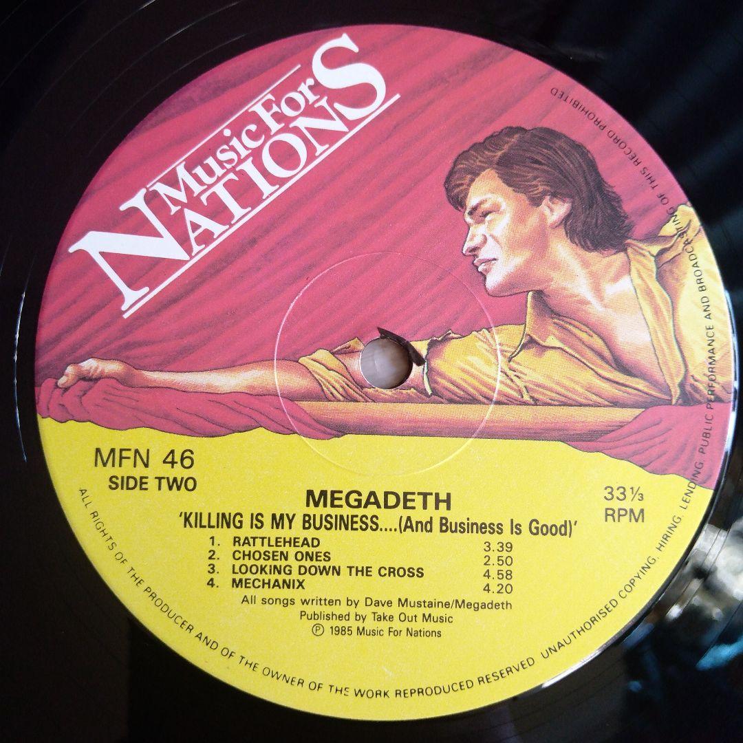 【LP】MEGADETH　Killing is my business