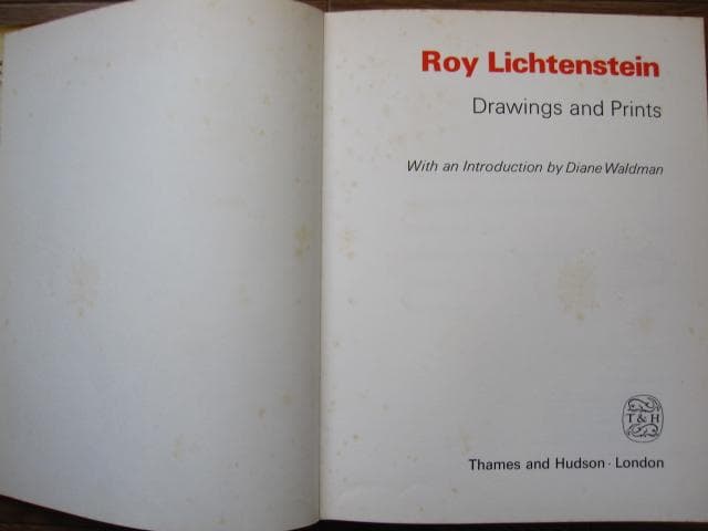 アート・デザイン・音楽 Roy Lichtenstein : Drawings and Prints