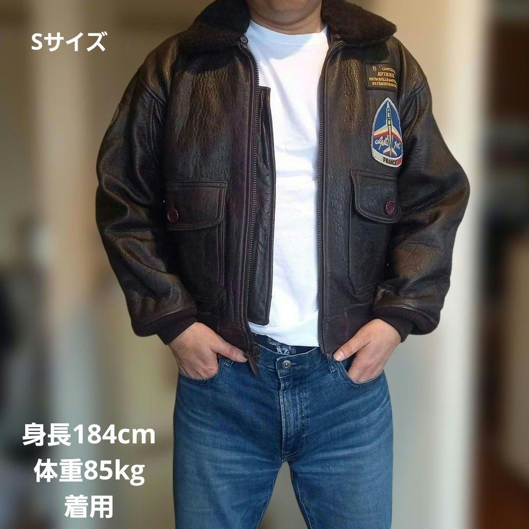 美品 フランス空軍モデル AVIREX G-1 フライトジャケット【稀少品】