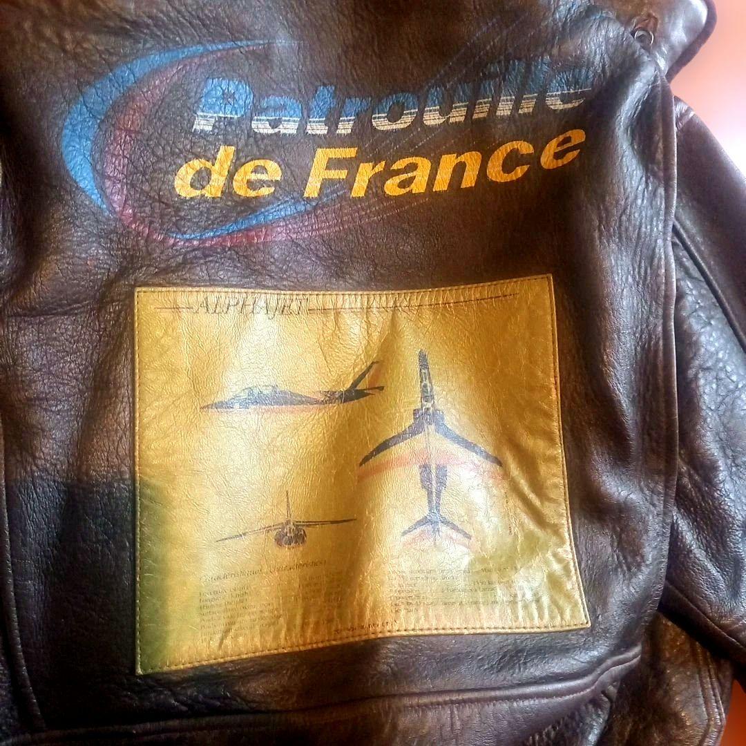 美品 フランス空軍モデル AVIREX G-1 フライトジャケット【稀少品】