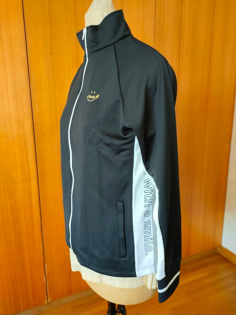 藤懸貴志 騎手 ジャージ 黒 Lサイズ ＋ ハンドタオル 水色 JRA 競馬