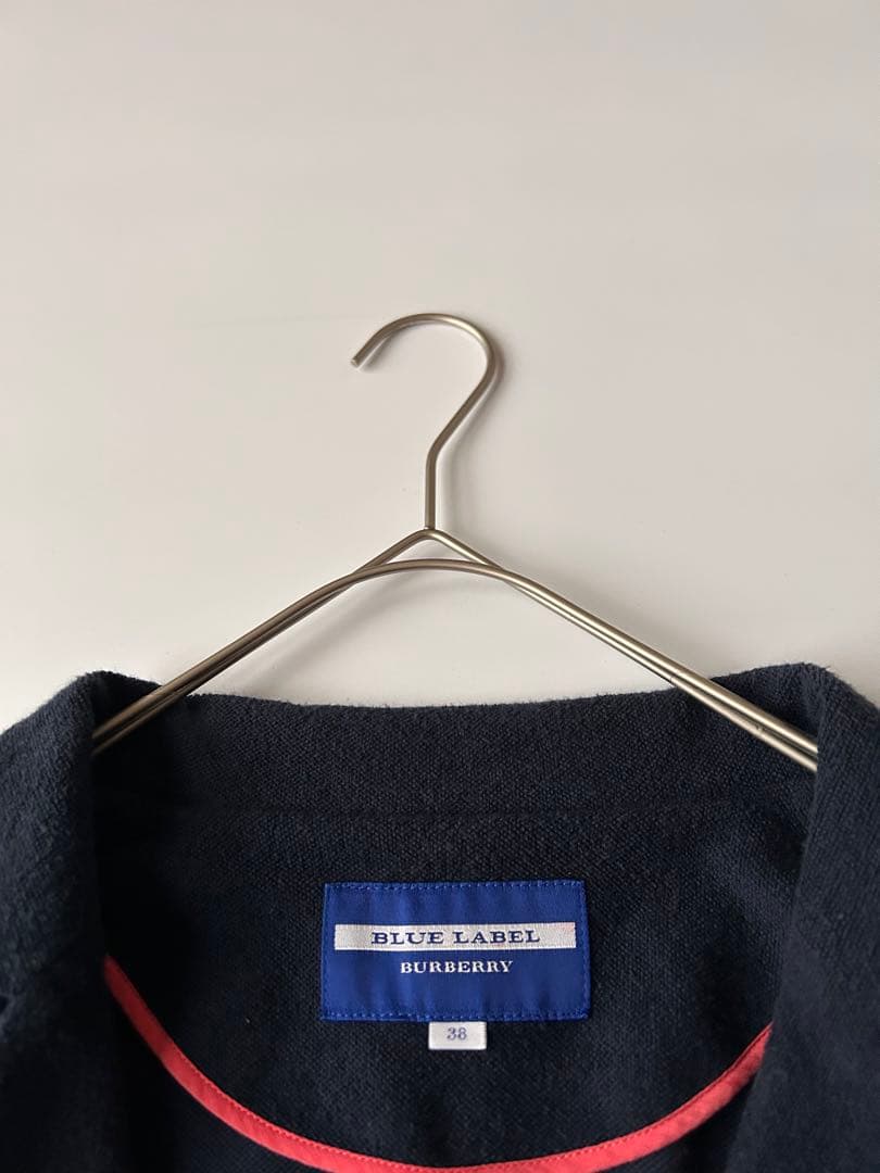 バーバリー BURBERRY BLUE LABEL 金ボタンジャケット 38