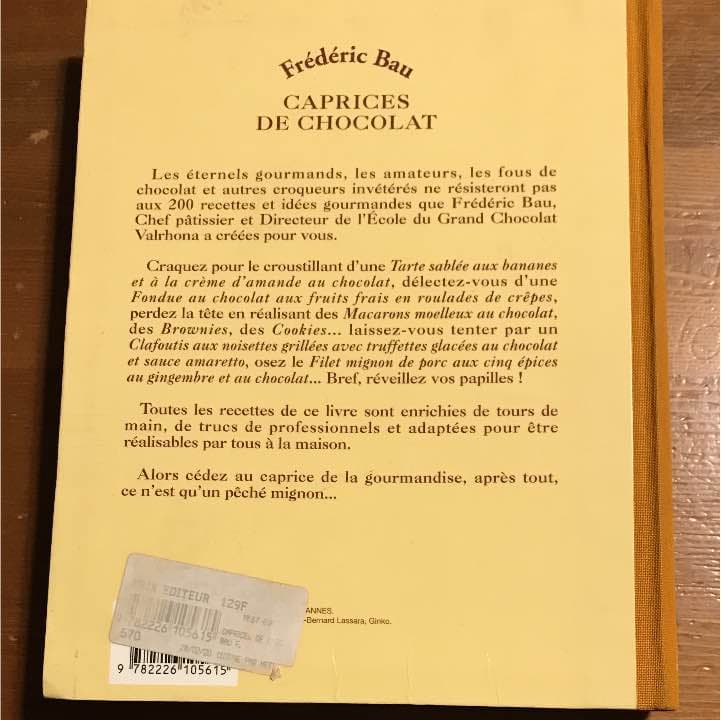 洋書 CAPRICES DE CHOCOLAT