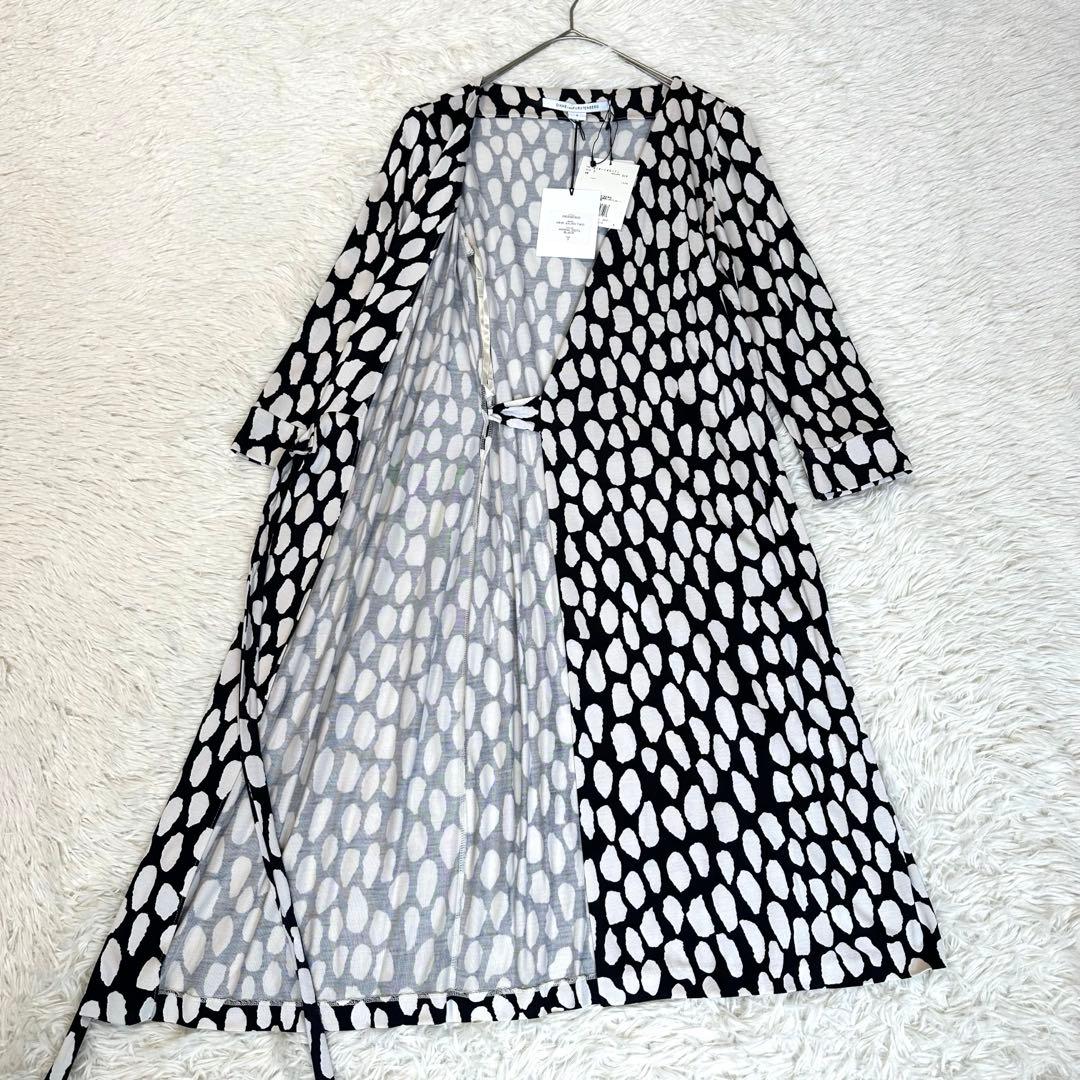 新品✨定価5.3万 ダイアンフォンファステンバーグ シルク ラップワンピース S