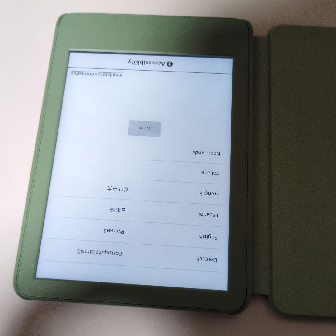 Kindle 2024年発売 6インチディスプレイ。