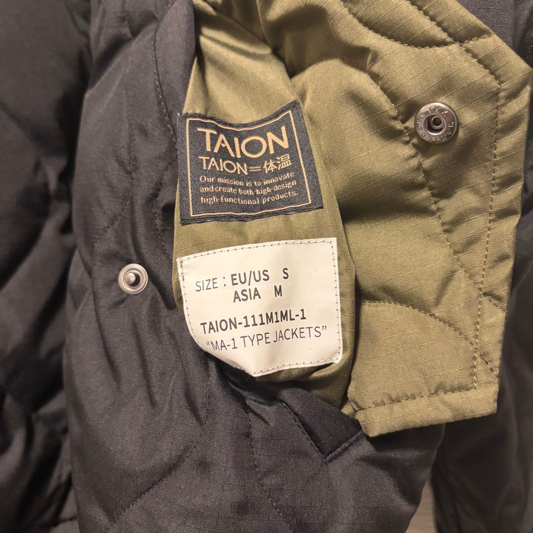 TAION ミリタリー MA-1 ダウンジャケット