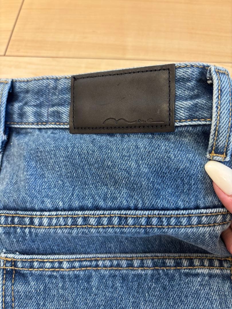 na.e ナエ Wide loose Jeans Deep Blue Sサイズ