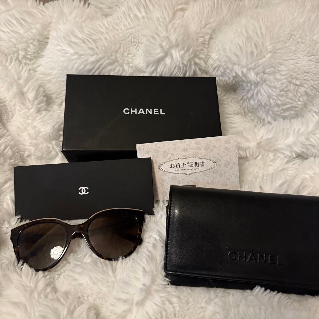 に*こ様 CHANEL ブラック サングラス ケース付き