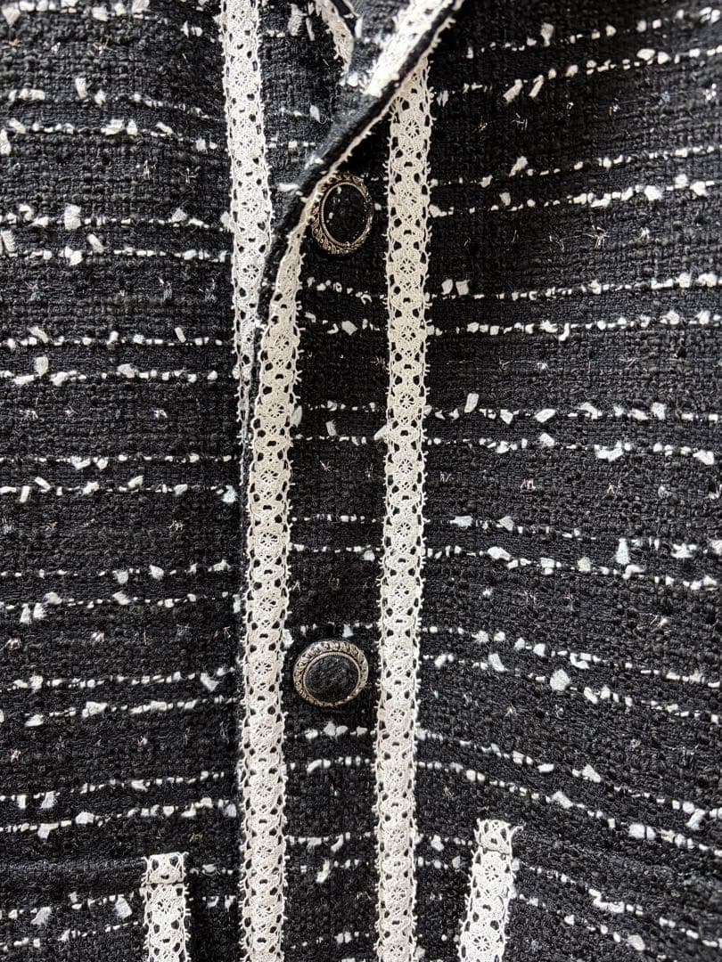 【定価8万】el conductorh MIXED TWEED JKT シャネル