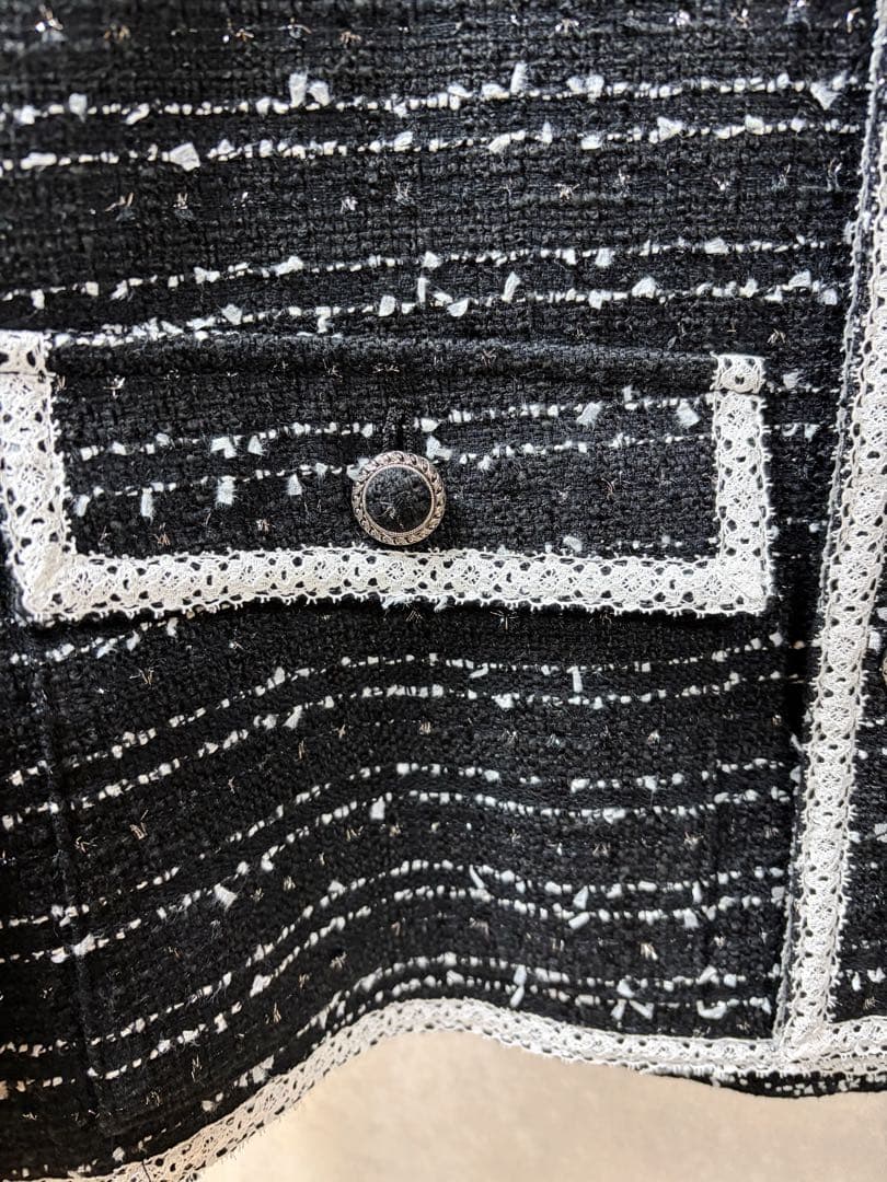 【定価8万】el conductorh MIXED TWEED JKT シャネル