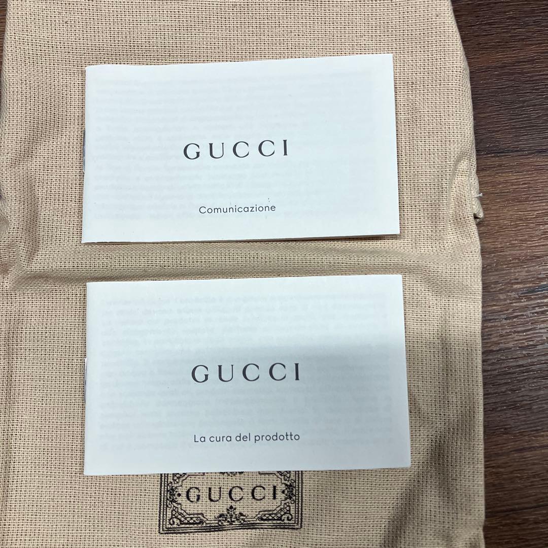GUCCI GGロゴ 二つ折り財布 ベージュ