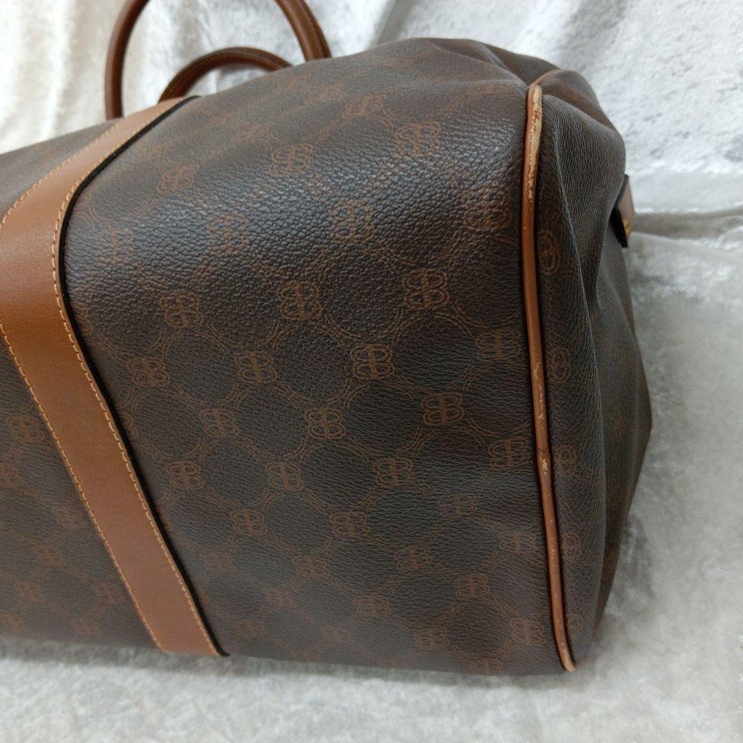 BALLY バリー ボストンバッグ ゴルフ 旅行 PVC レザー ブラウン