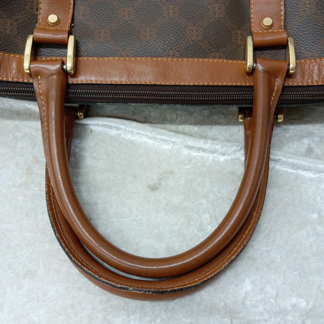 BALLY バリー ボストンバッグ ゴルフ 旅行 PVC レザー ブラウン