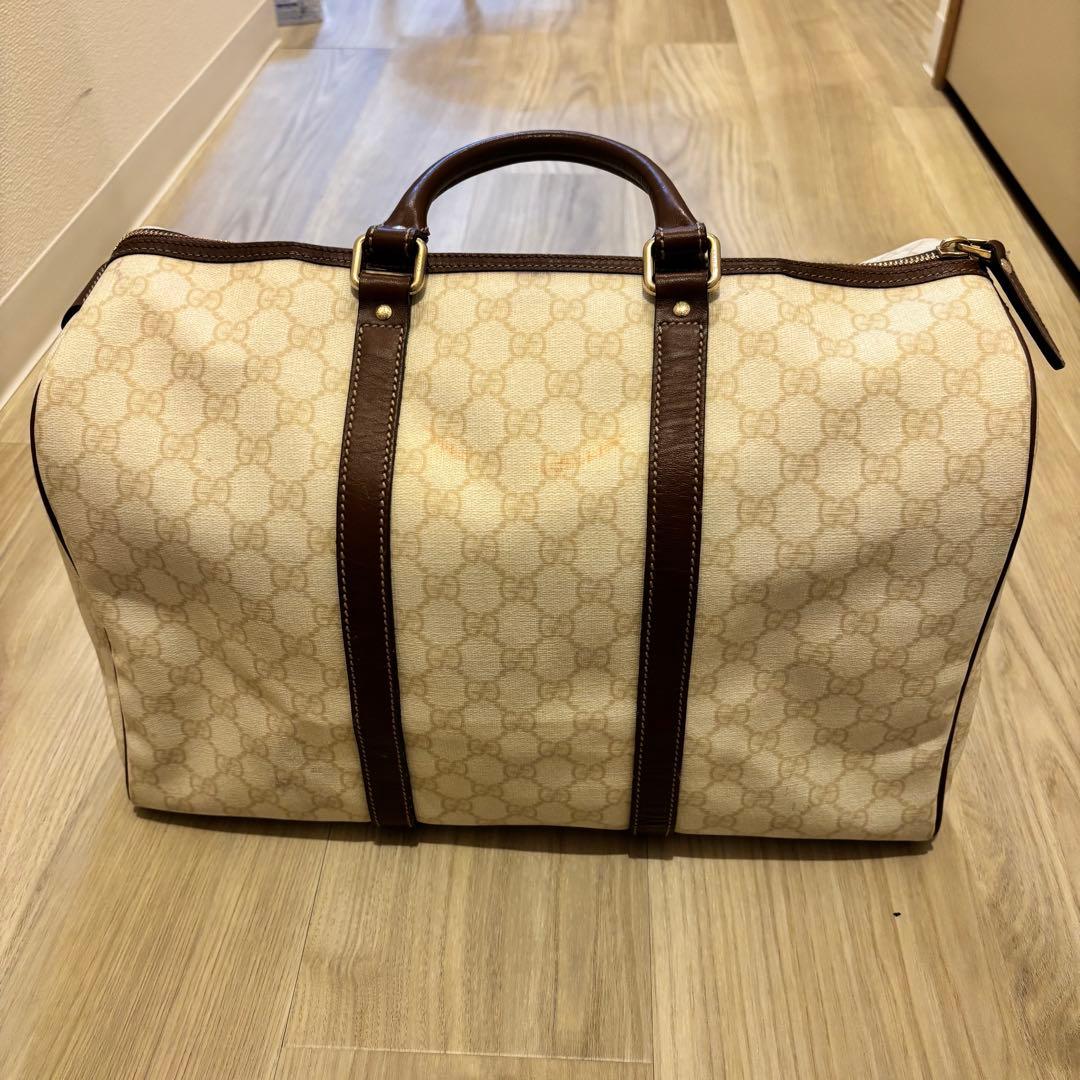 Gucci ボストンバッグ ベージュ/ブラウン 中型