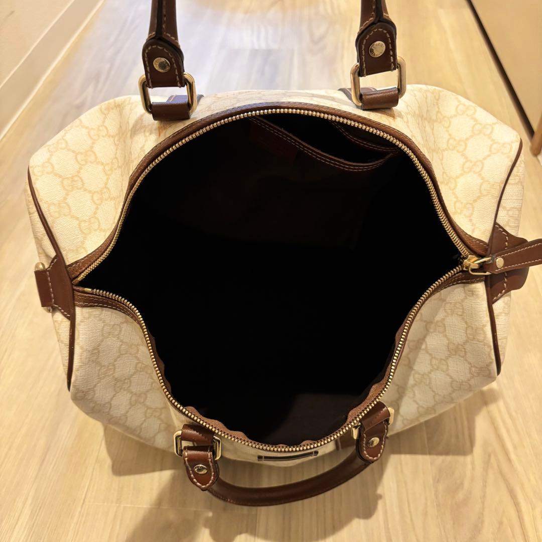 Gucci ボストンバッグ ベージュ/ブラウン 中型