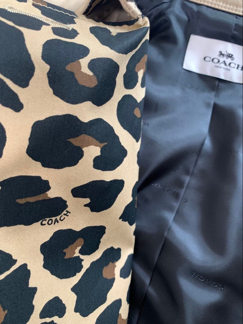 ファファ タグ付き未使用COACH ベージュ トレンチコート