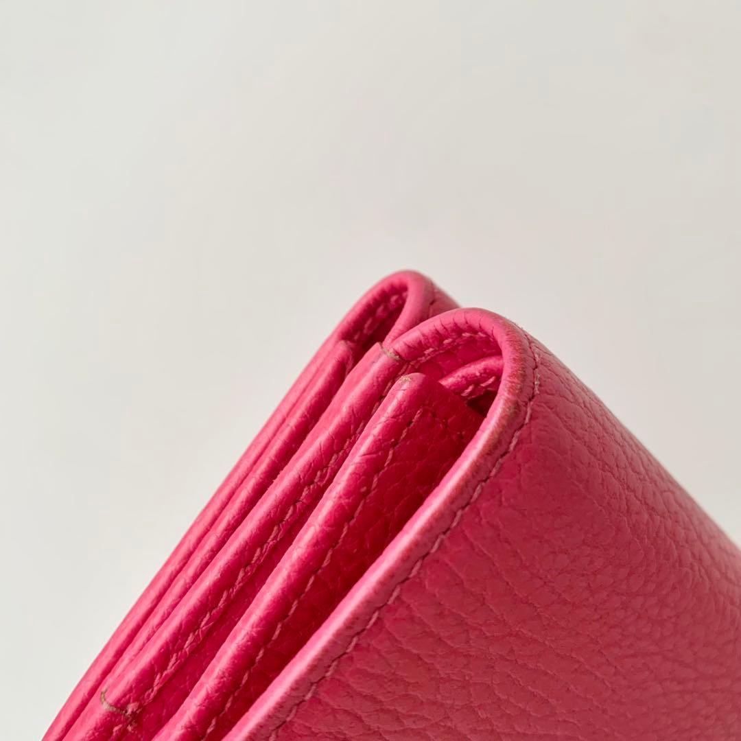 【GUCCI】グッチ　三つ折り財布　コンパクトウォレット　GGマーモント