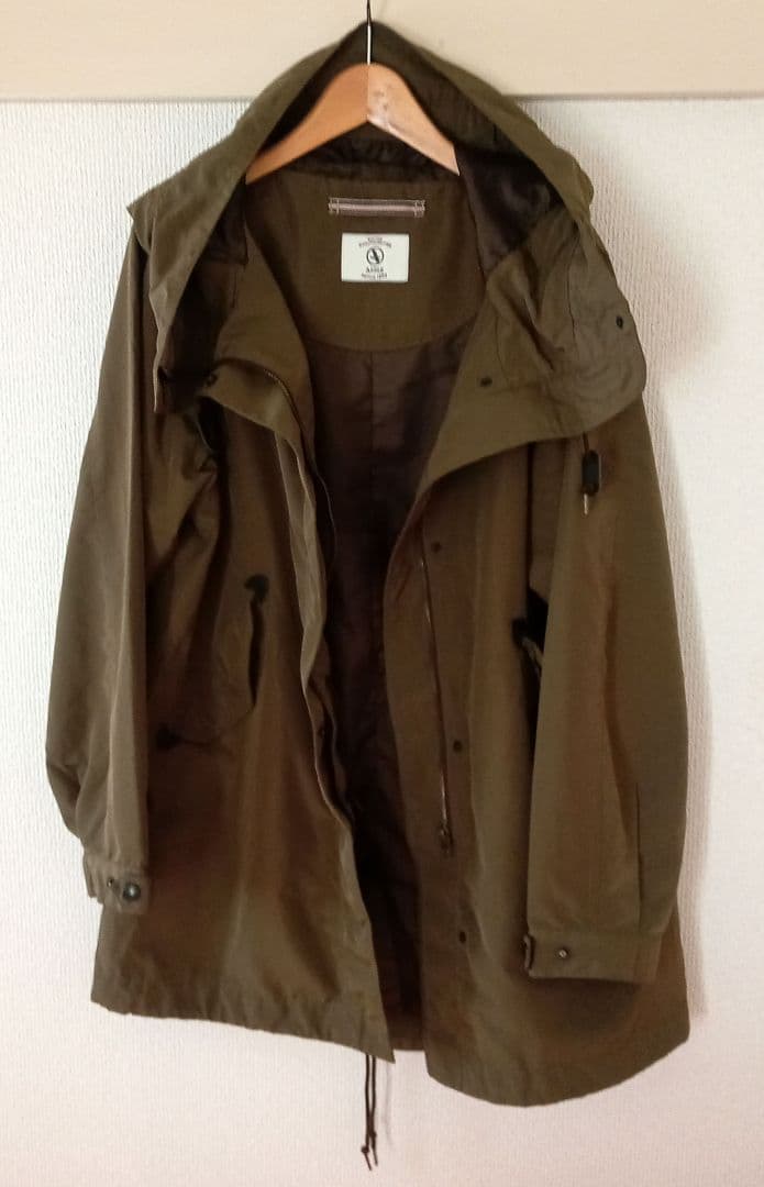 AIGLE カーキ モッズコート