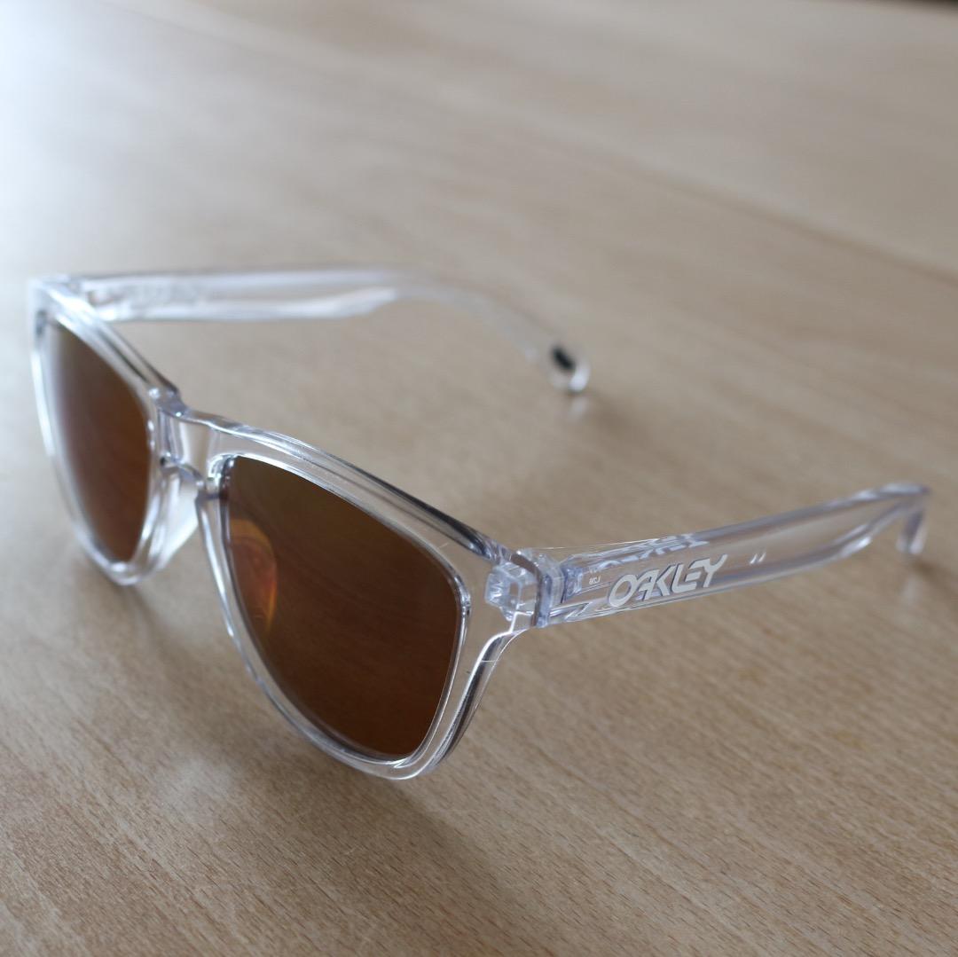 オークリー フロッグスキン Frogskins prizm カスタム 偏光レンズ