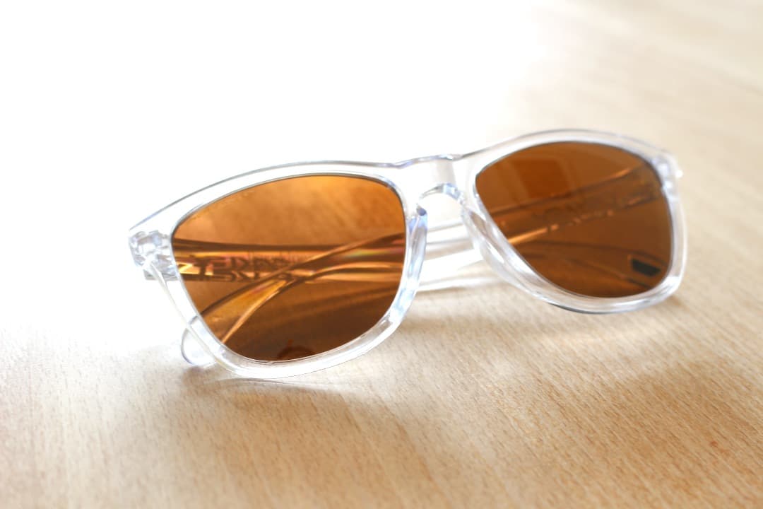 オークリー フロッグスキン Frogskins prizm カスタム 偏光レンズ