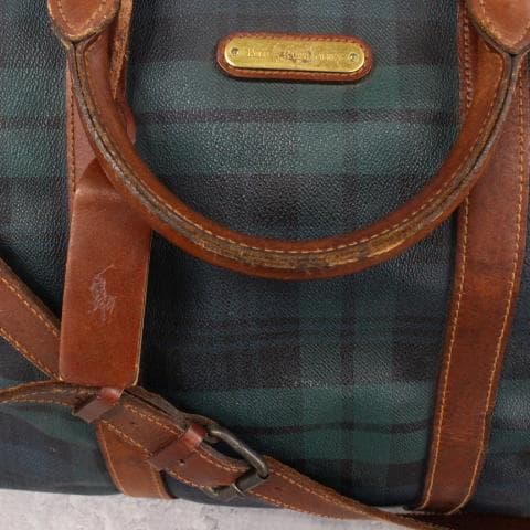 ◇希少 POLO RALPH LAUREN チェック柄 ボストンバッグ 2way